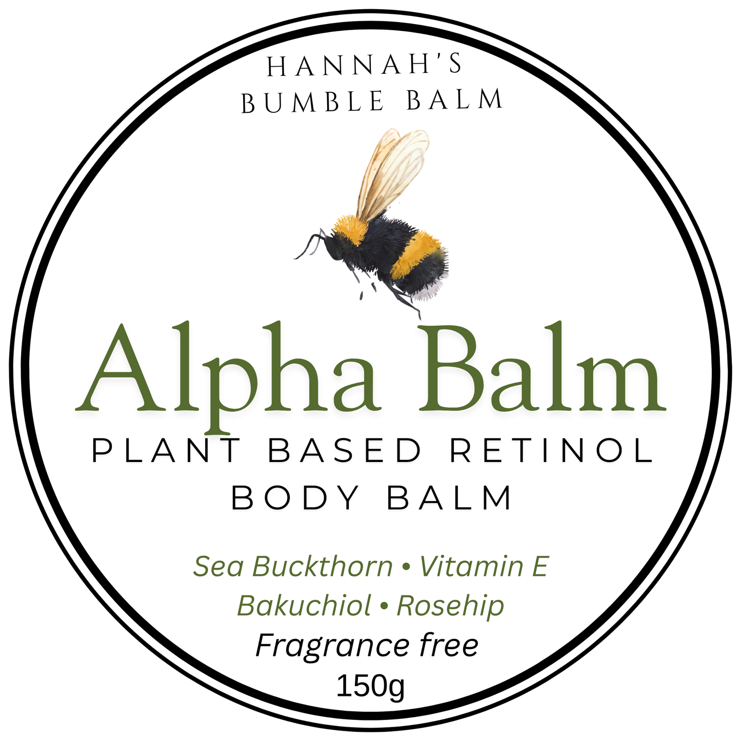 Alpha Balm - Plant-Based Retinol Body Balm (Pre orders)