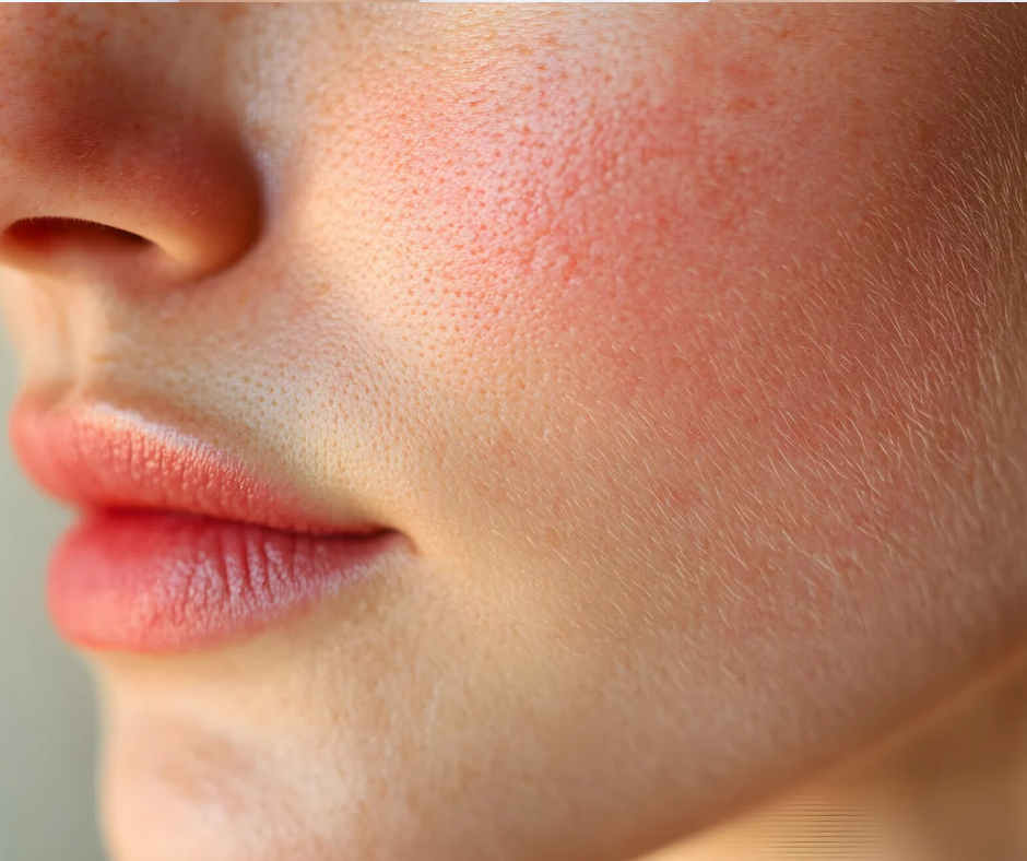 Redness + rosacea