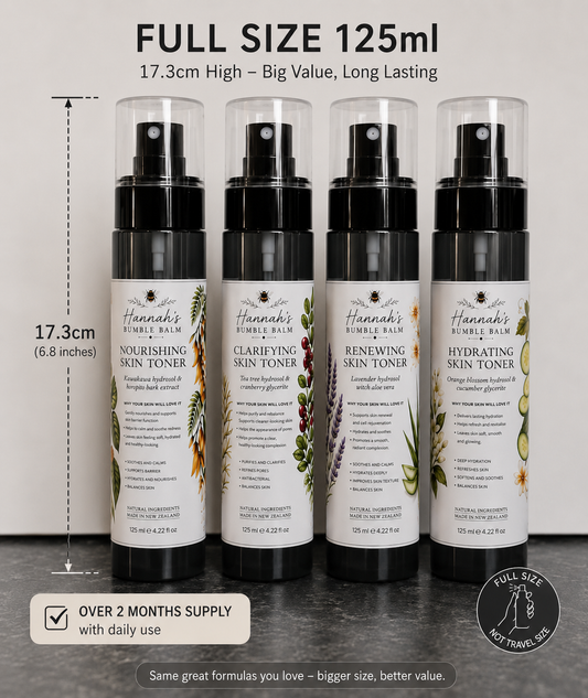 Botanical Face Toners - 125mls